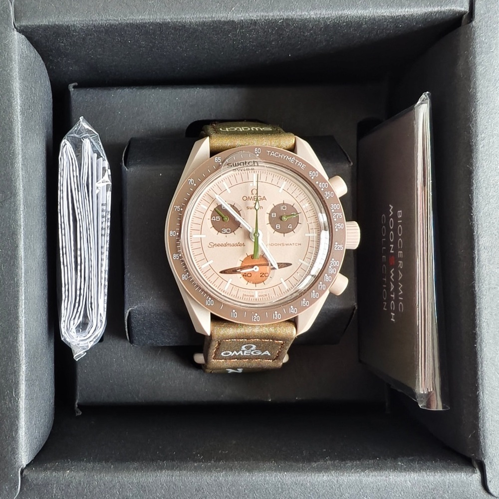 Swatch X Omega Moonswatch Mission To The Saturn Watch - Picture 4 of 5